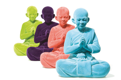Velvet Buddha Deco Figurines