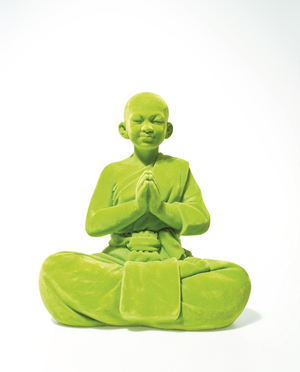 Velvet Green Buddha
